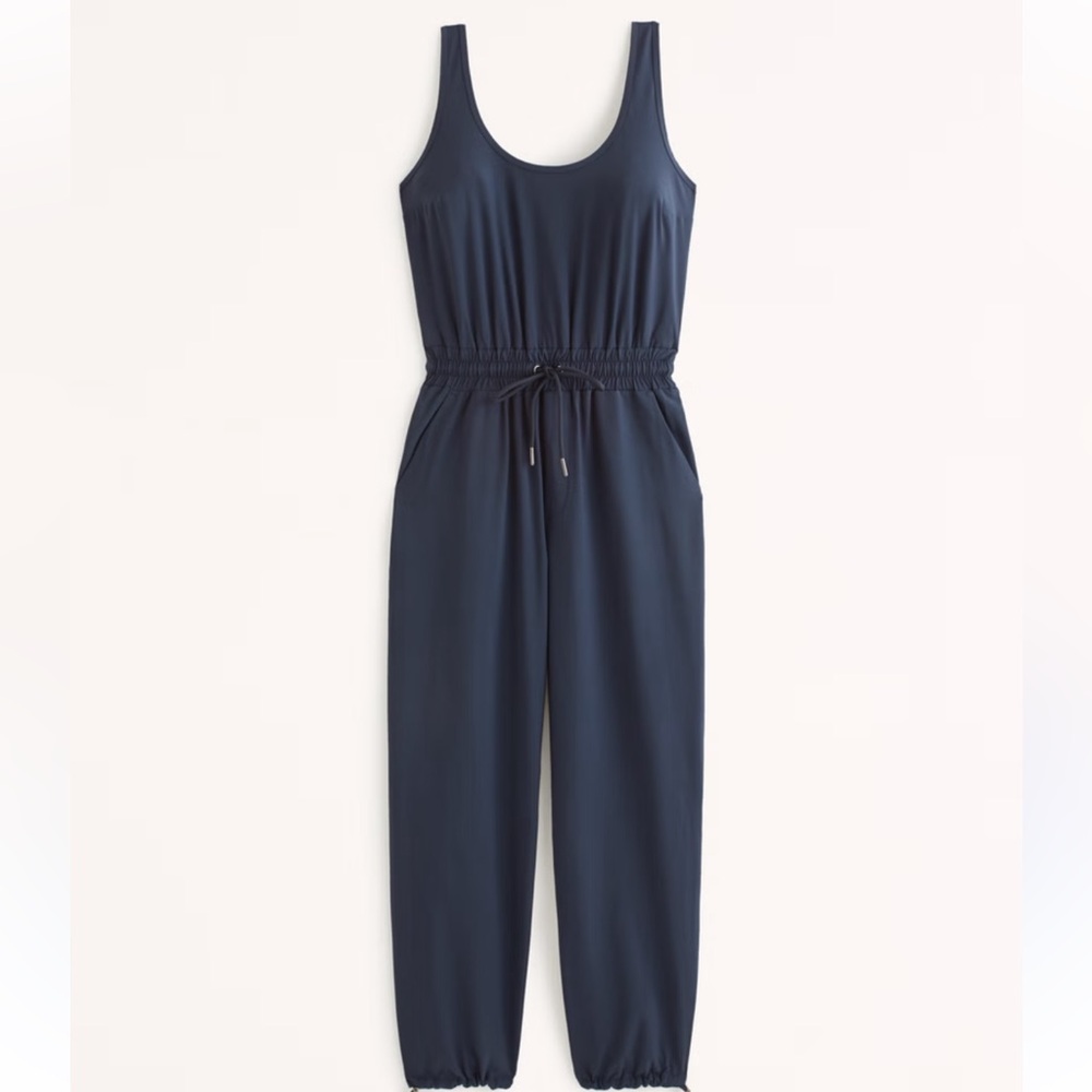 Abercrombie & Fitch Navy Jumpsuit